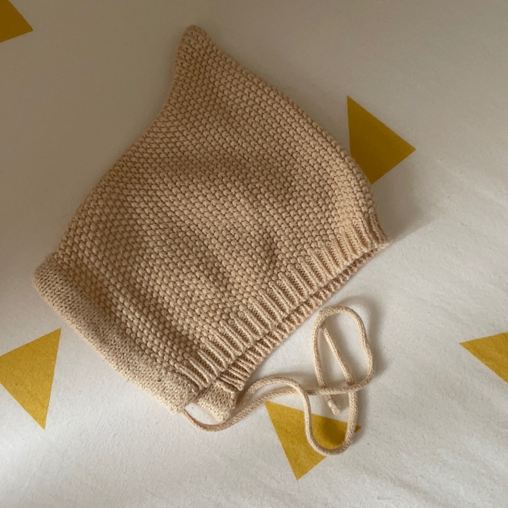 Napaani Coco Knit Bonnet, Natural